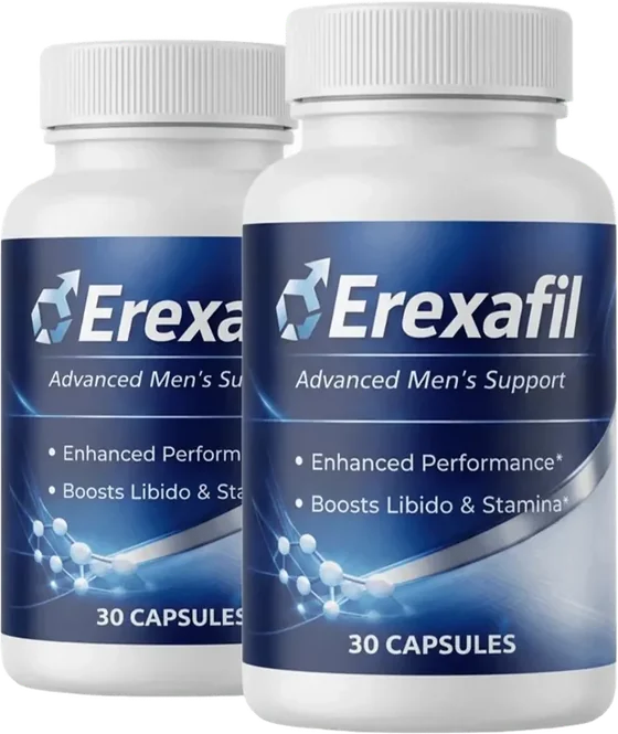 2 bottles of Erexafil men's wellness capsules